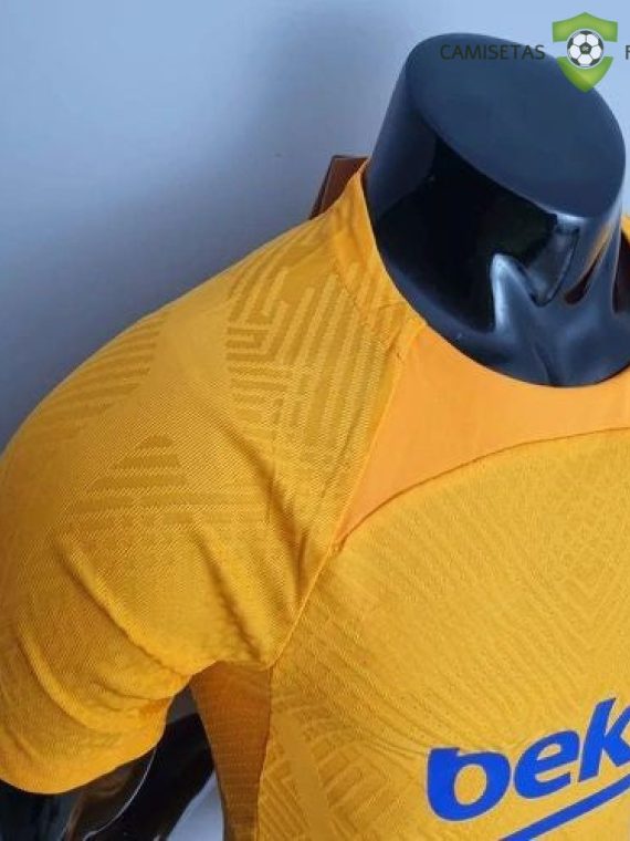 Camiseta Barcelona 22-23, Entreno Amarillo (Player Version)