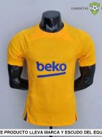 Camiseta Barcelona 22-23, Entreno Amarillo (Player Version)