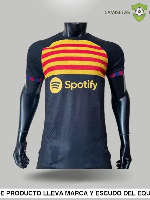 Camiseta Barcelona 23-24, Entreno Negro (Player Version)