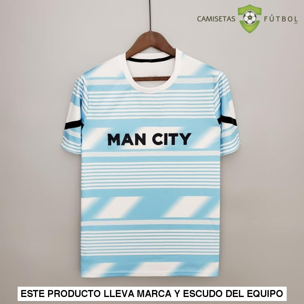 Camiseta Manchester City 22-23, Entreno Azul Celeste