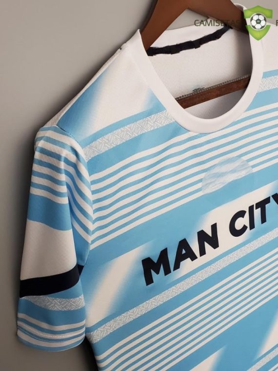 Camiseta Manchester City 22-23, Entreno Azul Celeste