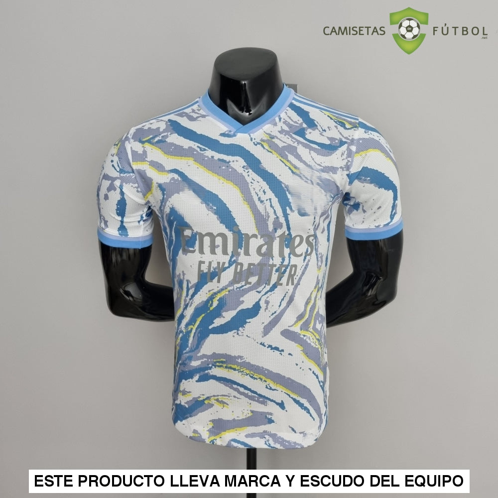 Camiseta Real Madrid 22-23, Edicion Especial Azul Blanco (Player Version)
